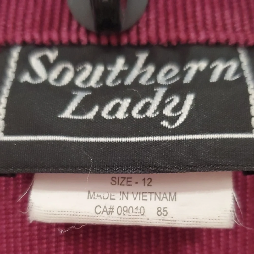 Southern Lady Corduroy Vest - Deep Pink